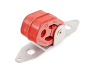 Mittlere Auspuffhalterung mit Gummi. Porsche 955/957 Cayenne - 95511122740, 95511122730