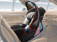 Porsche Baby Car Seat Group 0+. 0-15 months (body weight: 0 to 13 kg). - 95504480286, 95504480294, 95504480584