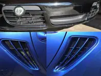 Front bumper radiator and side vent wire mesh kit Porsche 987.1 Cayman