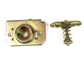 Rear lid complete lock assembly. Porsche 911 1965-89 - 93051205999, 93051205200, 90151205200, 90151205200 - OBP11.1.127, OBP111127