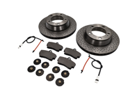 BREMBO Brake Disc Package & BREMBO Sport Brake Pads Porsche 996 1997-04 - 07B31514, 99635240104, 99661236501, 99635208602, 99635208600