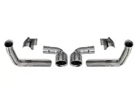 GT3-style bumper exhaust conversion pipe with Tail Pipe for  Porsche 997.1 Carrera