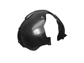 Revestimiento del paso de rueda delantero. Porsche 955 Cayenne 3.2L / S 4.5L - 95550496100, 95550496102, 95550496200, 95550496202