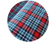 SOLM (Retro Racing) wool tartan fabric, inspiration: Martini Racing Livery *SAMPLE*