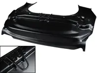 Vloerdeel voor met ophangbeugels en trekhaak. Porsche 911 01/1963-07/1973 - 1683101800, 90150158021, 90150158020, 91150158001, 91150195500, 91150195500GRV - 1683101800