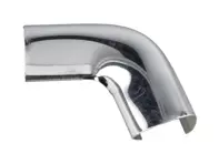 Moulding corner connector, Chrome. Porsche 914 - 91454121711, 91454121710