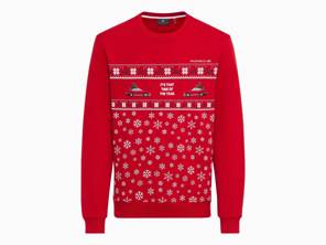 Unisex Sweatshirt, Rot - Weihnachtsthema