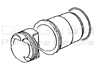 Pistones y cilindros del motor. Porsche 996 Turbo 3.6L - 99610391574, 99610391573