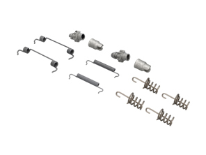 Handbremsbacken Federsatz. Porsche 991 / 992 / 981 / 718 - 99335207100, 298609723, 99735272101, 298609717, 97035272300, 298608715, 97035274102, 298609583