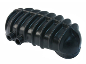 Soufflet d'admission d'air pour unité de contrôle de mélange K-jet. Porsche 911 911/911S/Carrera 2.7L 1975 - 93011035800, 847603071200 - RO-010802