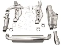 Ligne d'échappement complète pour Porsche 964 en Inox - 1620001210, 1621400710, 1621100606, 1621101900, 1621200100, 1625000300, 1625000900, 1623400100, 1620701100, 1620600900, 1620606200, 1620301400, 1623104480, 1623104470, 92.247SCLAMP, 99311119500, 96411119205, 96411119800, 90007428202, 99908405202, 99908500102, 92.241S, 92.280S, 92.560S, PO-92260S, 91.024S, 91.023S, 96411104205, 96411321316, 96411321315, 96411104504, 96411104502, 96411104605, 96421104004, 96421103905, 96421103932