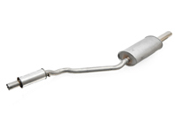 Exhaust rear silencer in stainless steel Porsche 924 - 477253125S
