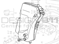 Öltank. Porsche 964 Turbo 3.6L - 96420707020, 96420707022