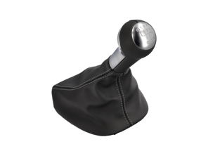 Pomello del cambio in pelle con pannello della leva del cambio in alluminio. Porsche 997/987 Boxster/Cayman - 99742407501FOT, 99742407501FOU, 99742407501FOV, 99742407501FOW, 99742407501FOX, 99742407501FPW, 99742407501FPX, 99742407501FOY, 99742407501FOZ