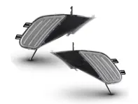 Répétiteurs latéraux LED avec lentille transparente. Porsche Cayenne 955 - 95563103300, 95563103301, 95563103400, 95563103401