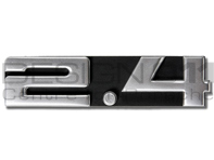 '2.4' Badge for rear ventilation grille. Porsche 911 1972 - 91155901500, 91155901502