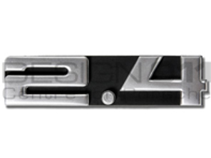 '2.4' Badge for rear ventilation grille. Porsche 911 1972 - 91155901500, 91155901502