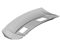 Achterklep. Porsche 991 GT2RS - 99151222772G2X, 99151222772