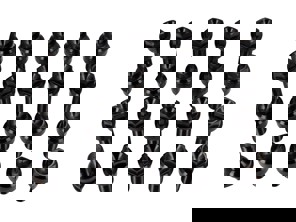 Bulloni ruota leggeri in titanio neri per Porsche (CONFEZIONE DA 20) - WHT006978, 99736120302