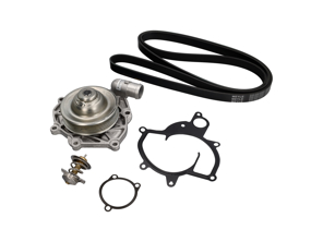 Wasserpumpe, Keilriemen und Thermostat-Kit. Porsche 996 Turbo / 996 GT3 - 99610601175, 99610601172, 99610601173, 99610601174, 99610601177, 99610601176