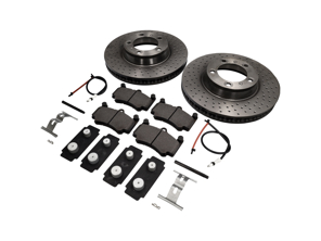 Bremsscheibenpaket mit Sport BREMBO Bremsbelägen Porsche 996 1997-04 - 9963514XX04BRE, 99635141004, 99635140904BRE, 99635140904, 07B31416, 99635108901, 99761268001, 99635195901, 99635140903, 99635141003, 09C87711, 9P1615301A, 9P1615302A, 23139, 23330, 99635194912, 99761268000
