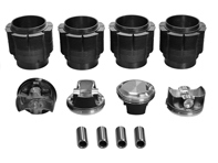 Cilindro biral di grande diametro e kit pistone forgiato CP 86mm. Porsche 356C/912 - 008 11 86P CP, 0081186PCP