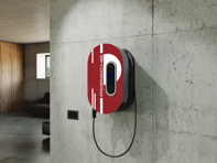 Design cover in 917 Salzburg design for open charging dock. Porsche Taycan / Cayenne E-Hybrid / Panamera E-Hybrid - 7PP915706A, 9J104400030
