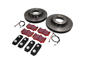 Bremsscheibenpaket mit Sport EBC Bremsbelägen Porsche 997 C2 3.6L - 9963514XX04BRE, 99635141004, 99635140904BRE, 99635140904, DP31515C, 99635108901, 99761275701, 99761267801, 99635194911, 99635194912, 99635194913, 99635194910, 99735194902, 99735194903, 99735194904, 99635140903, 99635141003, 09C87711, 9P1615301A, 9P1615302A, 99761275700, 99761267800, 1697301580, 1697302000