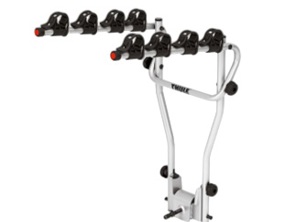 Porte-vélos sur attelage Thule HangOn 4 avec fonction d'inclinaison. Porsche Cayenne / Macan - 970805