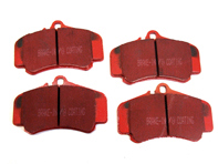 EBC RED Brake Pads 'Road' Front. Porsche 997 3.6L TURBO/GT3 / 996 GT2/GT3 - 99635194800, 99635194802, 98035193900 - DP 31516C, DP31516C, DP-31516C