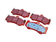 Pastiglie freno EBC RED 'Road' anteriori. Porsche 997 3.6L TURBO/GT3 / 996 GT2/GT3 - 99635194800, 99635194802, 98035193900 - DP 31516C, DP31516C, DP-31516C