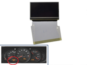 Jeu d'affichage pour combiné d'instruments gauche. Porsche 996 / 986 Boxster - 6076