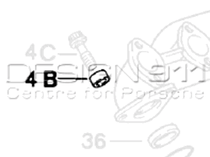 Abgaskrümmerhülse. Porsche 924 Turbo/GT - 93112319900