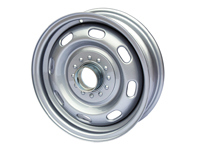 15' 4.5J Steel 'Knock off' wheel, Painted Finish Porsche 356