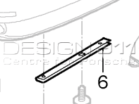 Rear bumper retaining strip lower. Porsche 997 GT3 2010>> - 99750583891, 99750583791