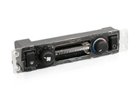 Control switch for manual heating unit, Black. Porsche 944/2 and 968 CS - 9446530210201C, 94465302102