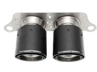 Deluxe Dual Style Tips – Karbonfaser. Porsche 991.2 GT3 / GT3RS - 99111125395, 99111125380, 99111125791