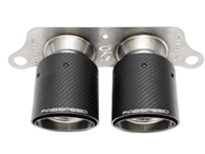 Deluxe Dual Style Tips – Karbonfaser. Porsche 991.2 GT3 / GT3RS - 99111125395, 99111125380, 99111125791