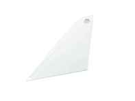 Front fixed 1/4 window glass, Clear. Porsche 911 69-84 Coupe - 90154250127, 90154250227 - WSN1017, WSN1019