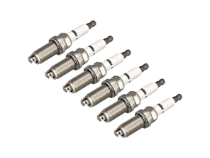 Spark plugs (PACK OF 6), Double-iridium. Porsche 997 Turbo / 991 Turbo - 99917022890, 99917023690, 0242240637