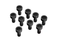 Boulons de volant moteur monomasse M10x1,25x24, jeu de 9. Porsche 928 / 964 & 993 Carrera RS / 996 GT3 RS / 997 GT2 RS & GT3 RS - 92810215101, 92810215102