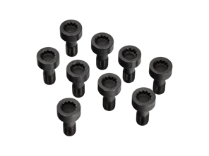 Boulons de volant moteur monomasse M10x1,25x24, jeu de 9. Porsche 928 / 964 & 993 Carrera RS / 996 GT3 RS / 997 GT2 RS & GT3 RS - 92810215101, 92810215102