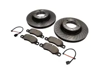 FRONT Brake Pads and Brake Disc Package. Porsche 981 Boxster S / Cayman S - 99735140101, 99735140201, 98135193904, 99160916500
