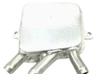 Réservoir d'huile de reniflard de carter moteur version légère en aluminium. Porsche 356 Carrera - 69210707901 - PRS1B