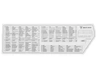 Sicherung und Relais der Komponentenkarte. Porsche 911 Turbo (1989) - 93061224303