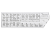 Component card fuse & relay. Porsche 911 Turbo (1989) - 93061224303