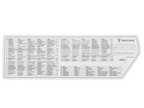 Fusible et relais de la carte composant. Porsche 911 Turbo (1989) - 93061224303