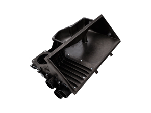 Parte inferior de la carcasa del airbox. Porsche 911 1976-83 - 91111010620, 91111010613, 91111090600, 91111010622