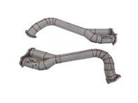 Over axle GPD delete exhaust pipe set. Porsche 718 GT4 / Spyder / GTS 4.0ltr - 982254351B, 982254351L, 982254351AA, 982254351P, 982254351R, 982254350B, 982254350L, 982254350AA, 982254350P, 982254350R - 9M718OPFPIPES