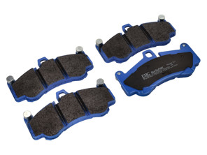 Plaquettes de frein EBC Blue NDX RACE Avant. Porsche 996 GT2/GT3 / 997 Turbo/GT3 - 99635194800, 99635194802, 99735194700, 99735194701, 9735194702 - DP51516NDX